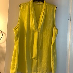 Violet Claire lime Summer Blouse sleeveless